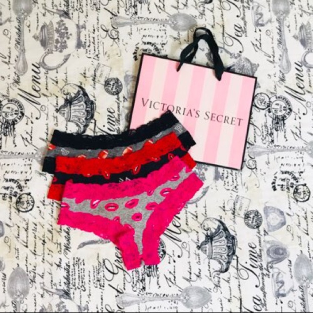 Pink Victoria Secret Lace Panties NWT